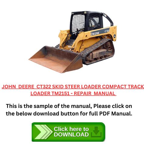 ct322 skid steer specs|john deere ct322 manual.